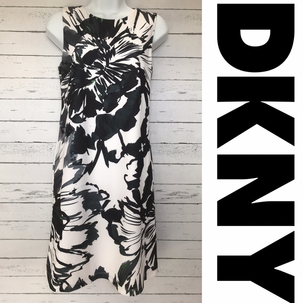 DKNY Black & White Sheath Dress - New with Tags
